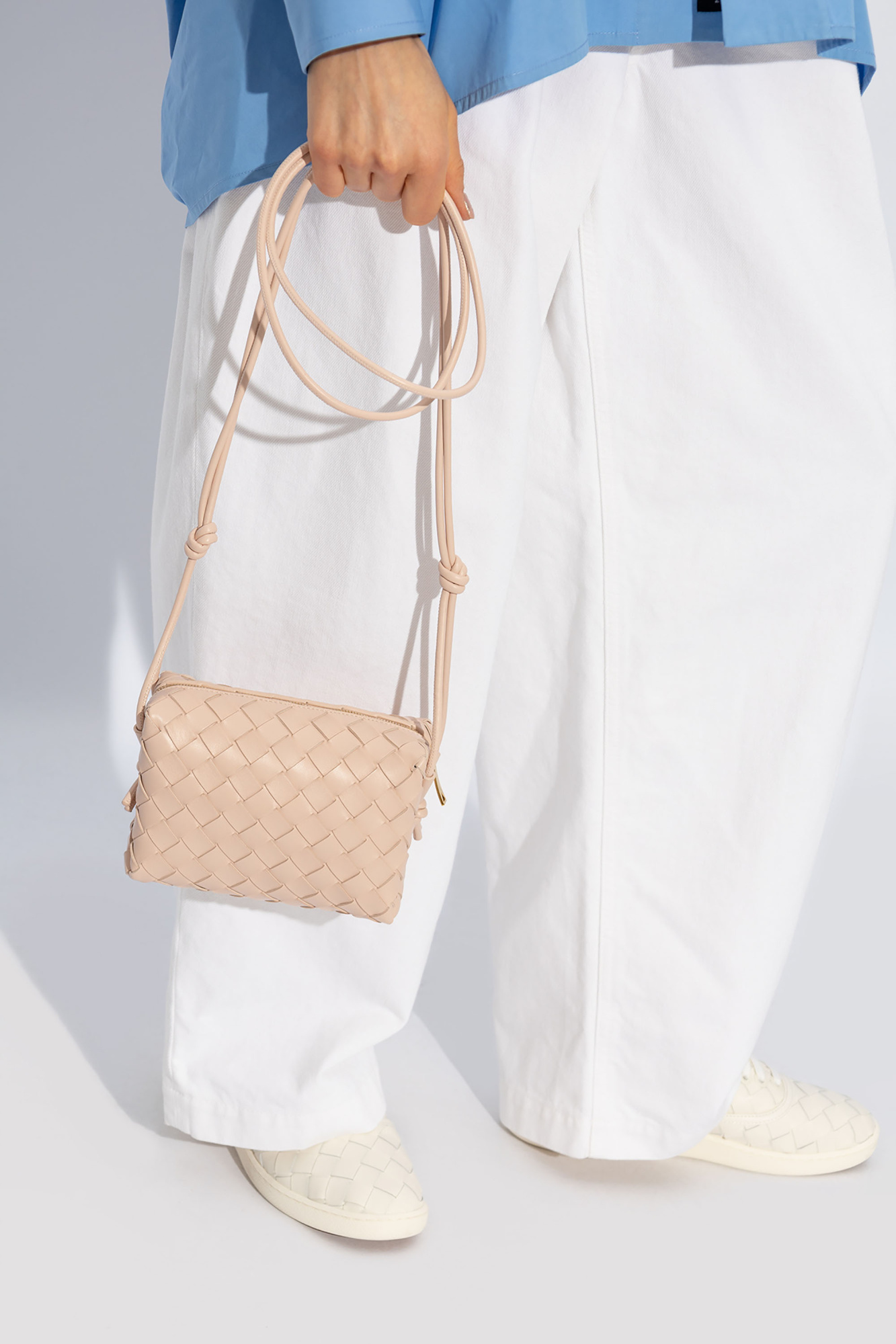 Bottega Veneta Loop Mini Green Crossbody & Shoulder Bags
